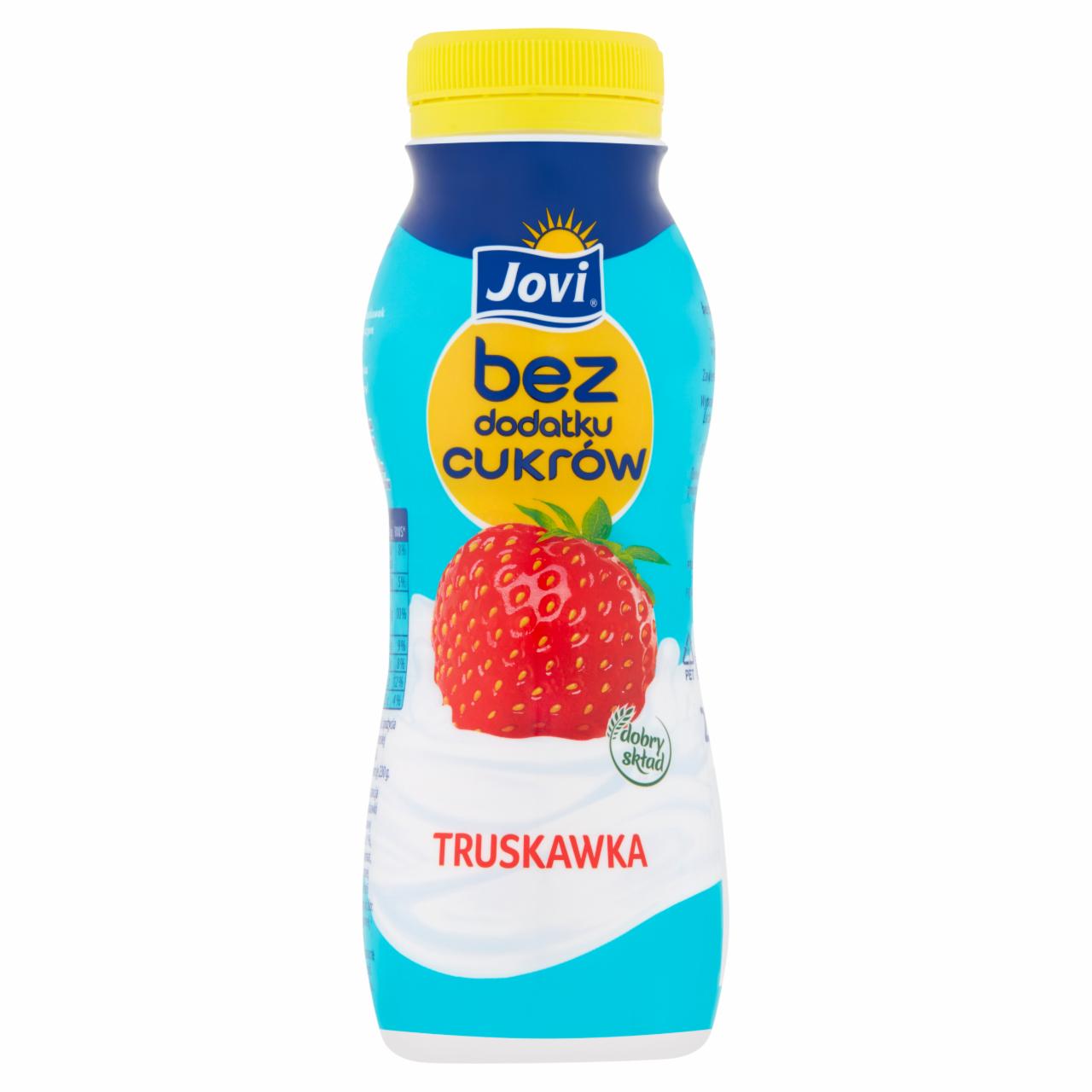 Zdjęcia - Jovi Jogurt bez dodatku cukrów truskawka 230 g