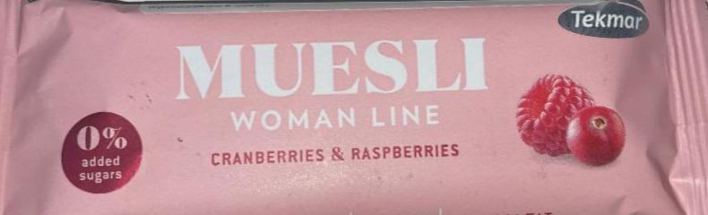 Zdjęcia - Muesli Woman Line Cranberries & Raspberries Tekmar