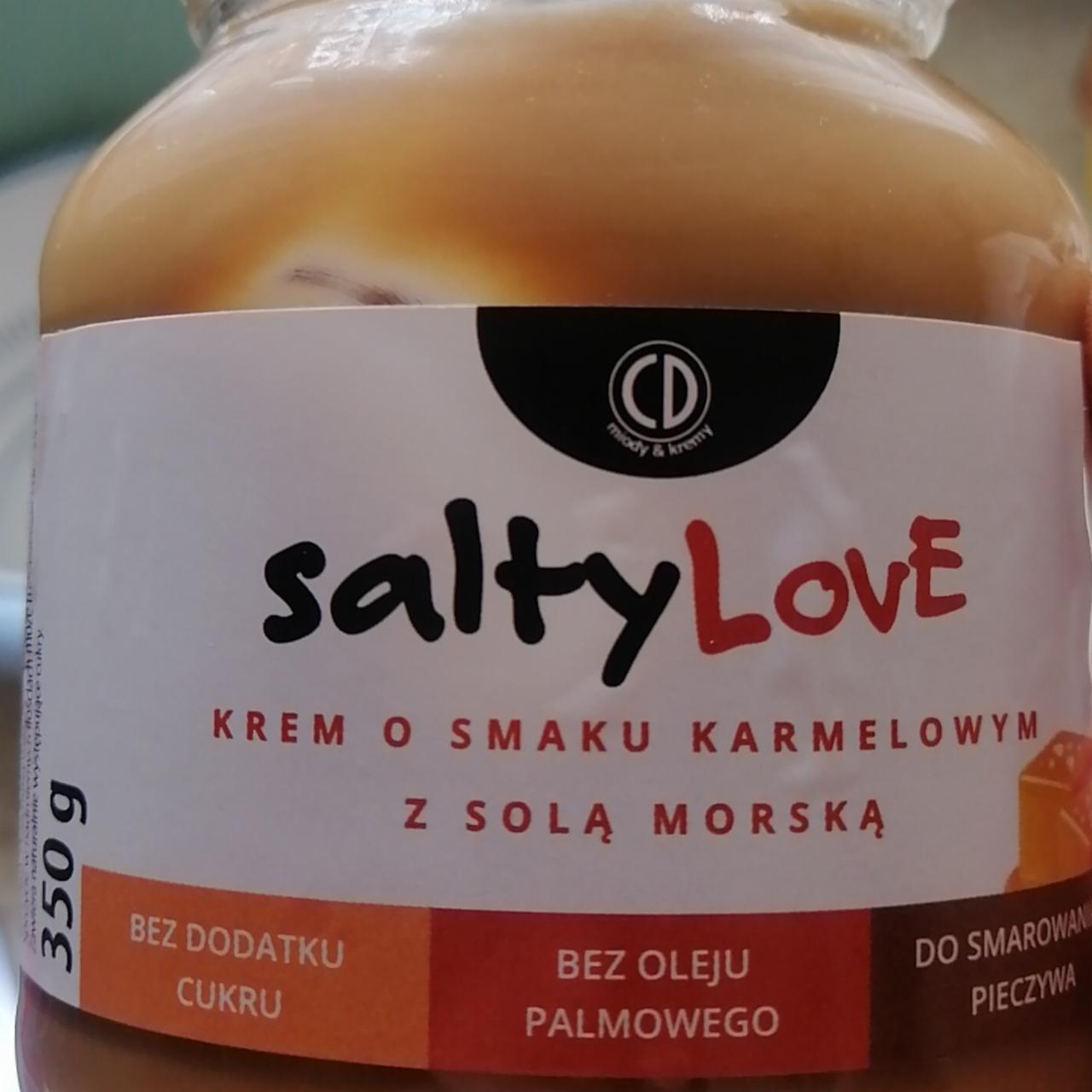 Zdjęcia - Krem o smaku karmelowym z solą morską SaltyLove
