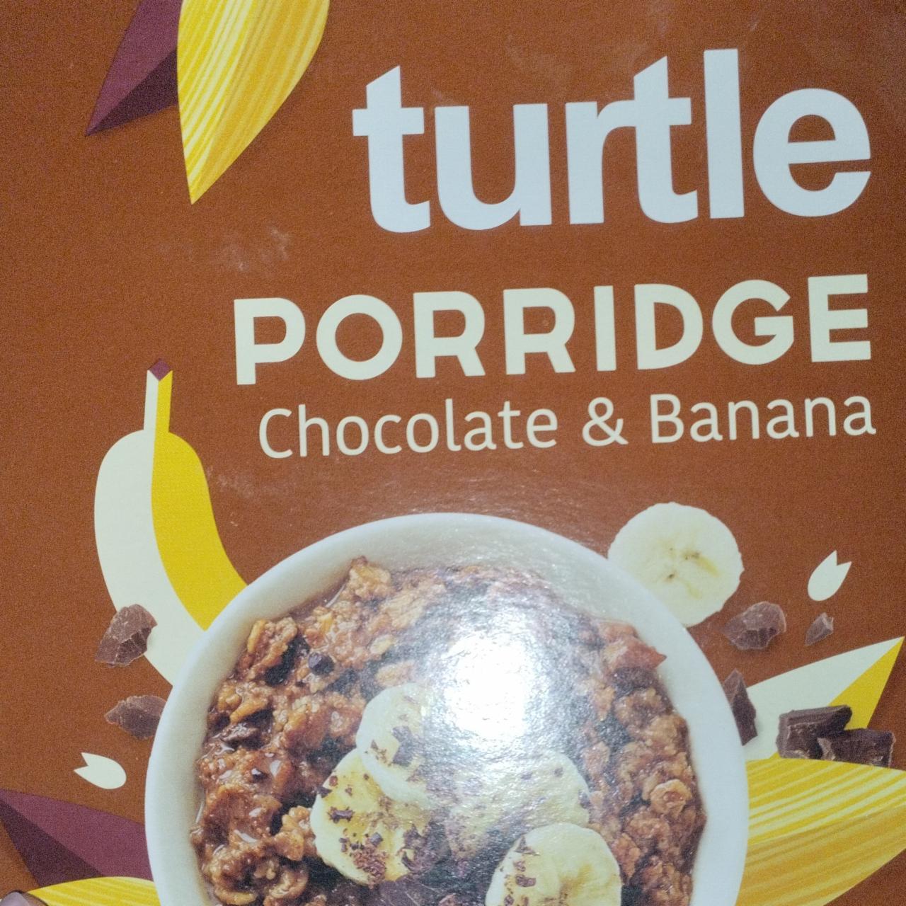 Zdjęcia - Porridge chocolate & banana Turtle
