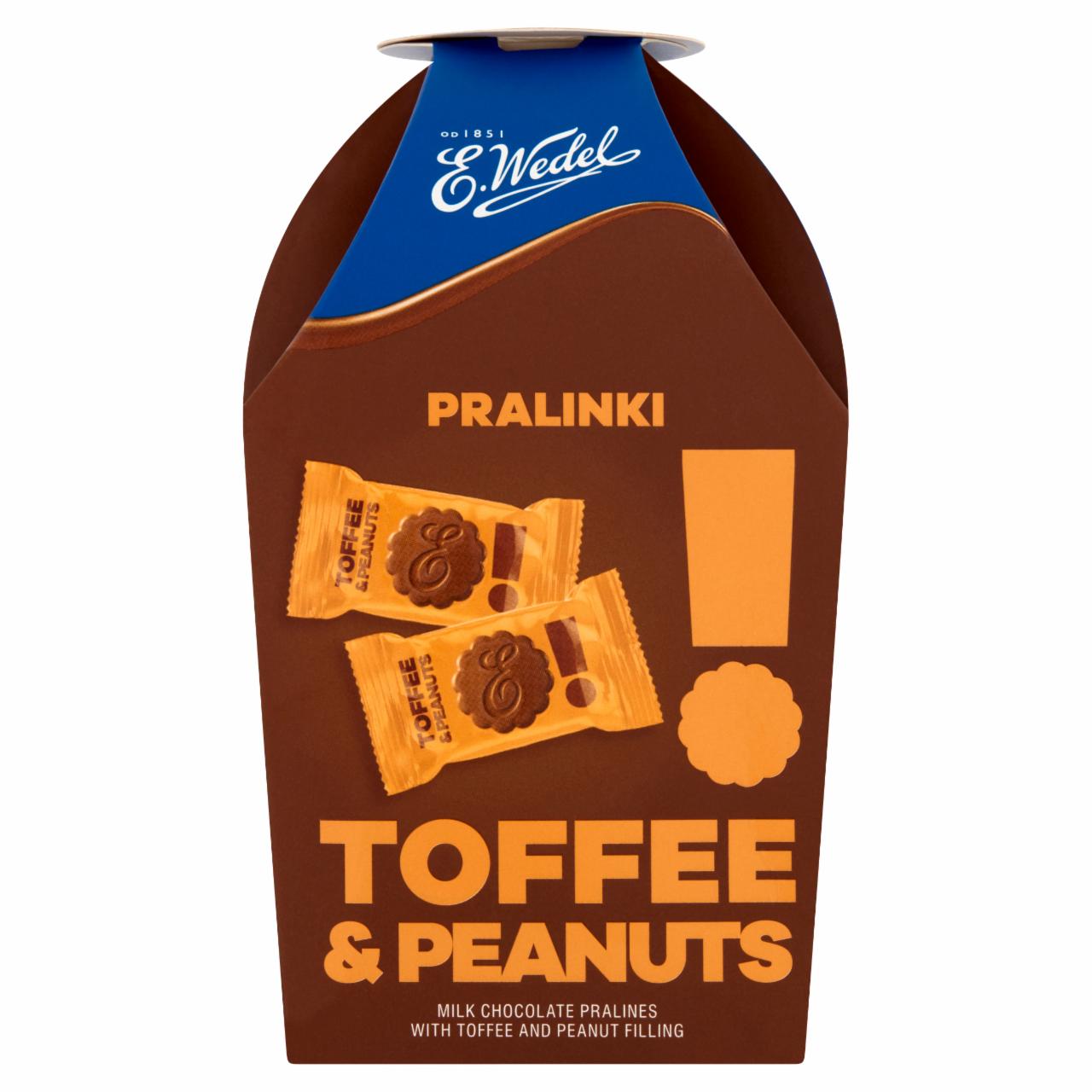 Zdjęcia - E. Wedel Toffee & Peanuts Pralinki 136 g