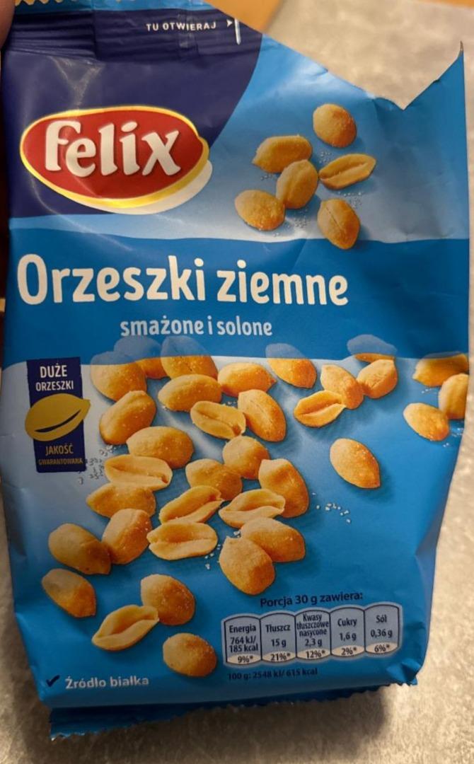 Zdjęcia - Orzeszki ziemne smażone i solone Felix