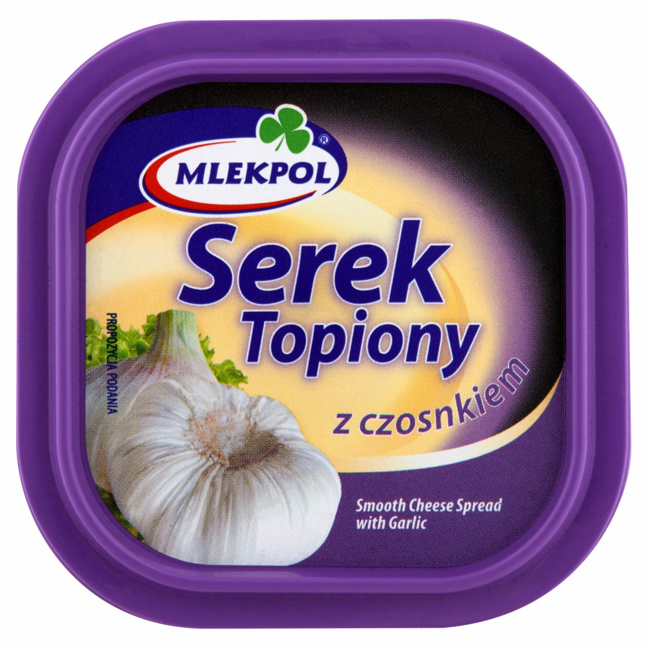 Zdjęcia - Mlekpol Serek topiony z czosnkiem 100 g