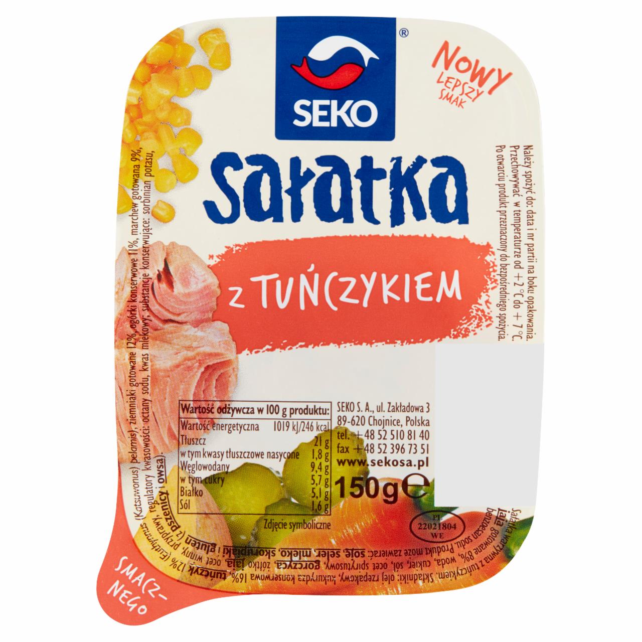 Zdjęcia - Seko Sałatka z tuńczykiem 150 g