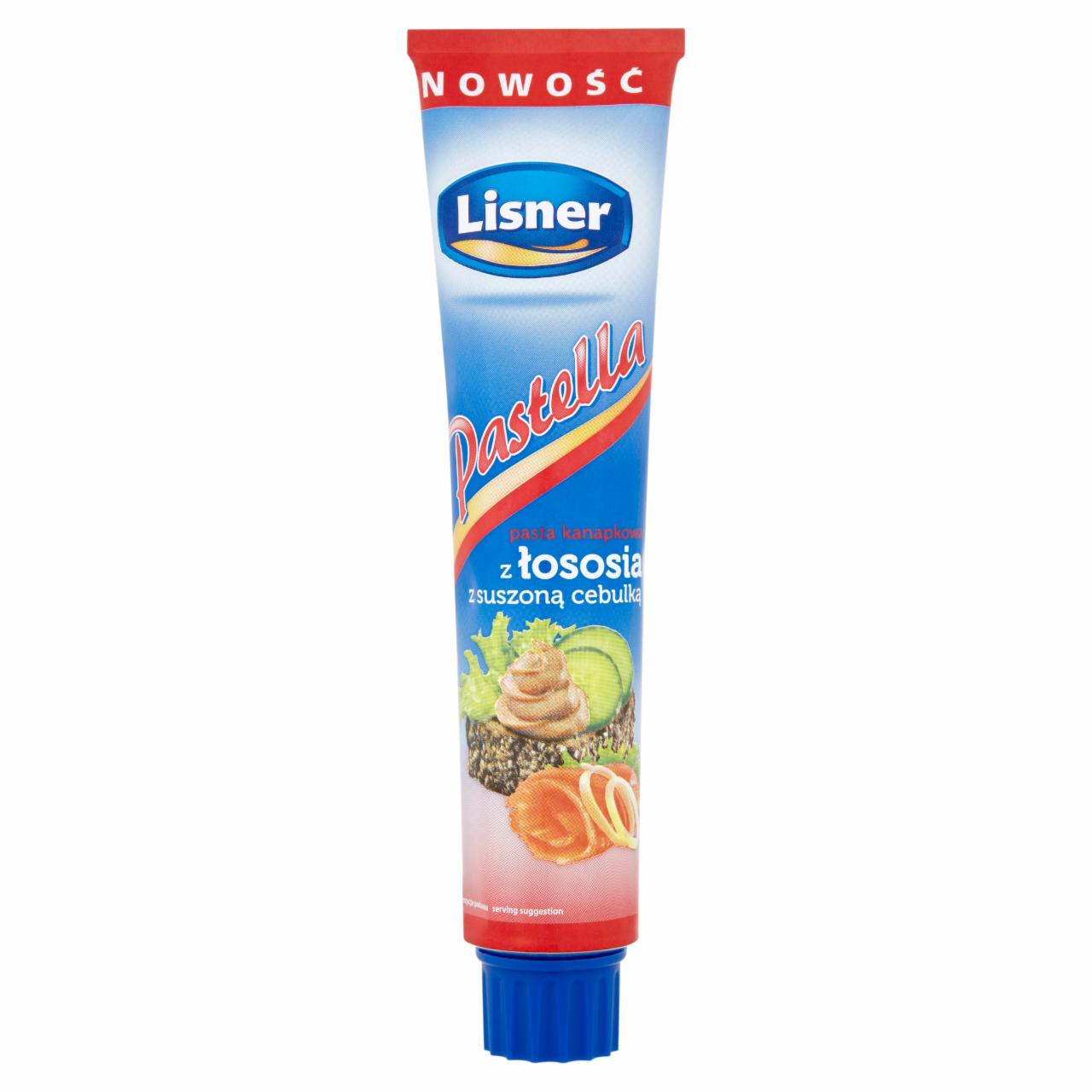 Zdjęcia - Lisner Pastella Pasta kanapkowa z łososia z suszoną cebulką 125 g