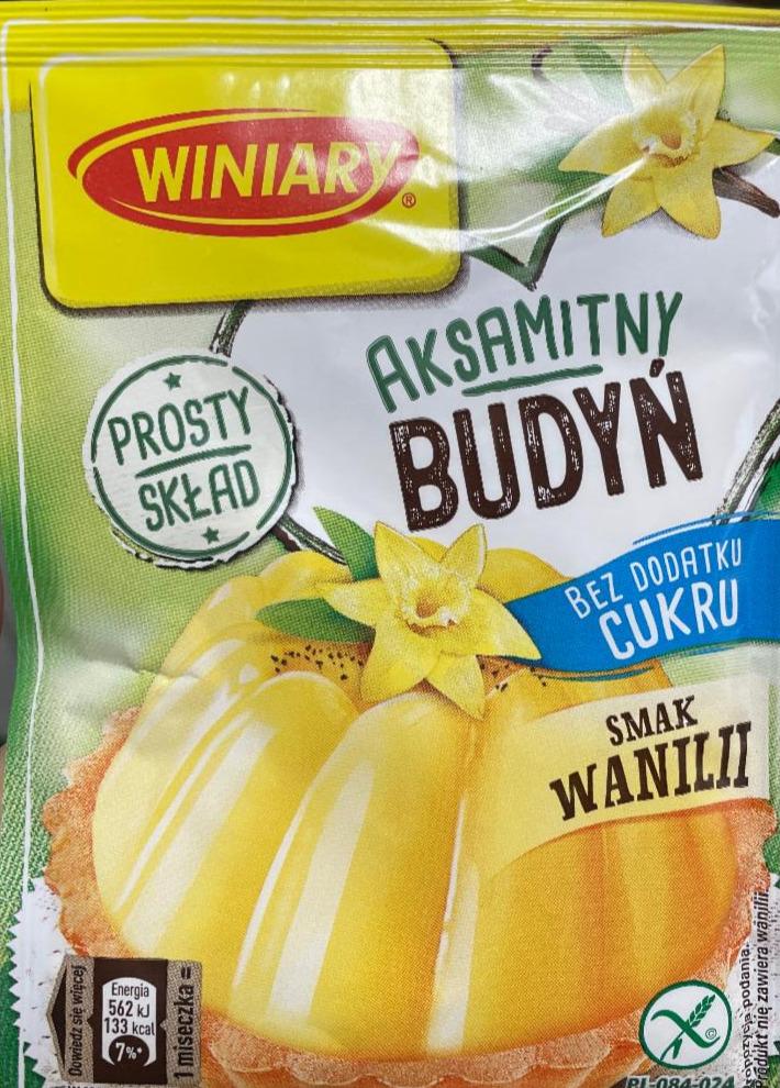 Zdjęcia - Aksamitny budyń bez dodatku cukru Winiary