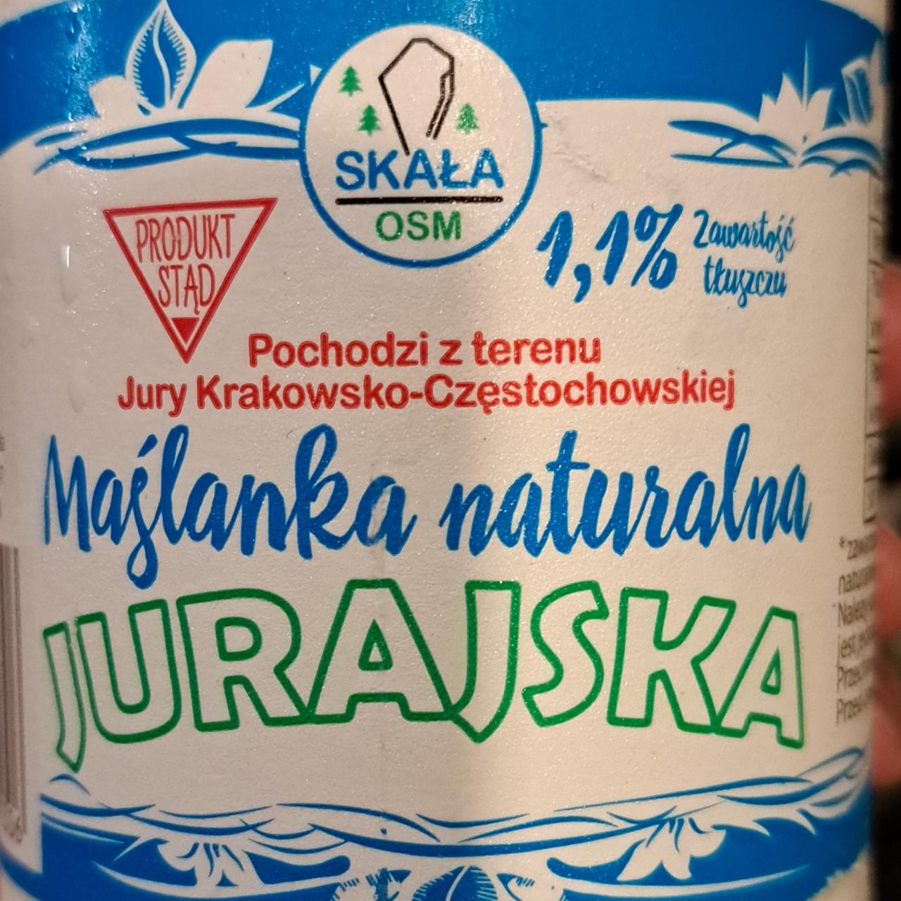 Zdjęcia - Maślanka naturalna Jurajska OSM Skała