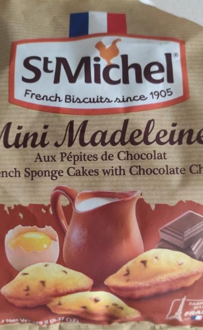 Zdjęcia - Mini madeleines ciasteczka francuskie z czekoladą StMichel