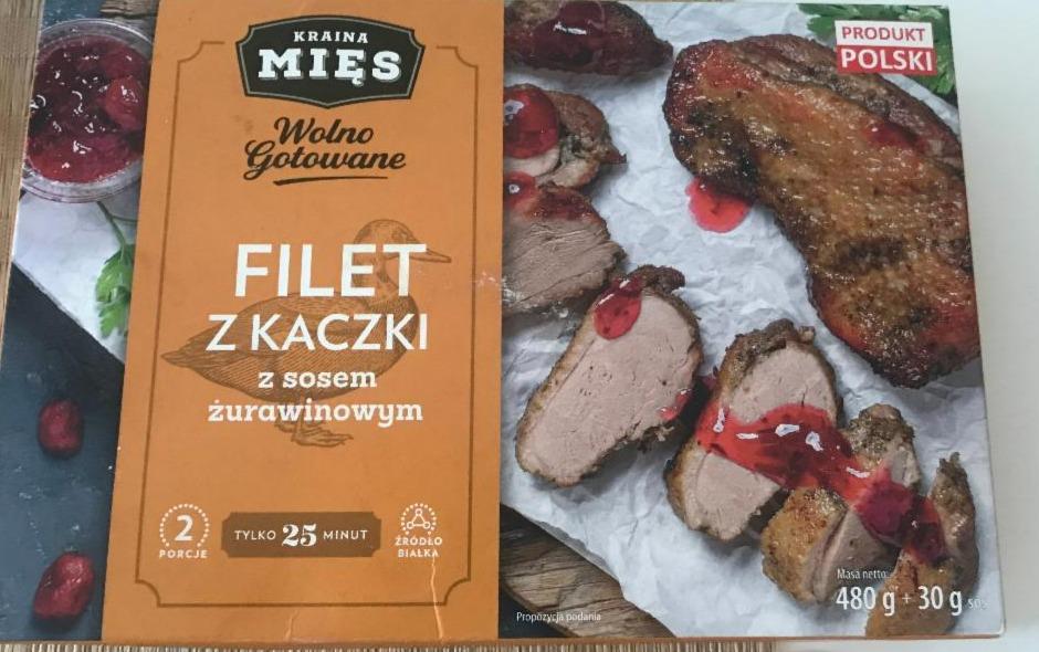 Zdjęcia - Filet z kaczki z sosem żurawinowym Kraina Mięs