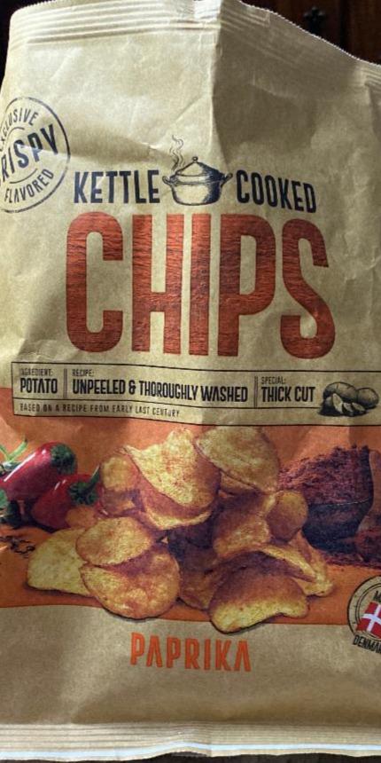 Zdjęcia - Kettle Cooked Chips Paprika Dellmart
