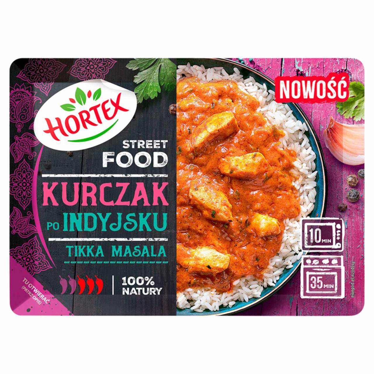 Zdjęcia - Hortex Street Food Tikka Masala Kurczak po indyjsku 350 g