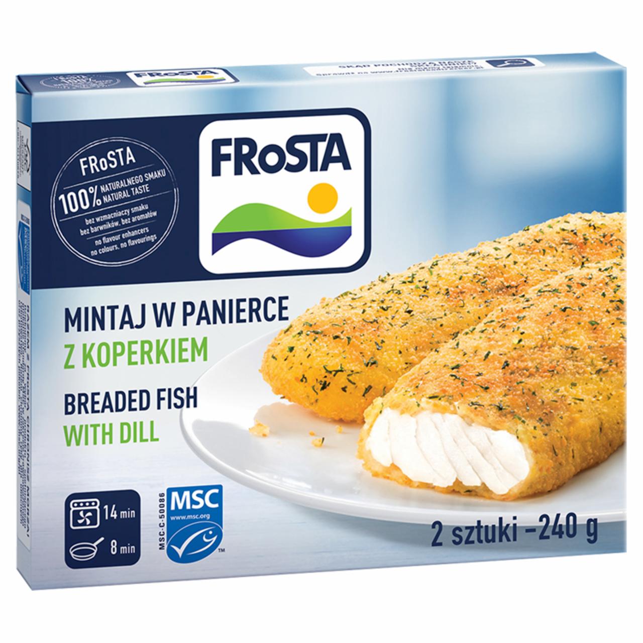 Zdjęcia - FRoSTA Mintaj w panierce z koperkiem 240 g (2 sztuki)