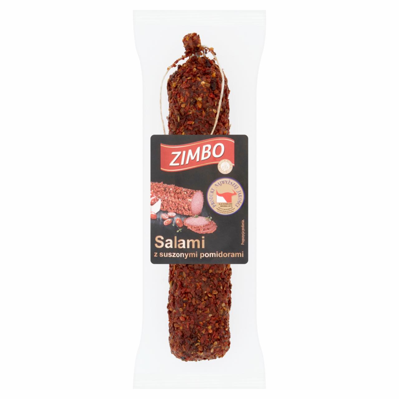 Zdjęcia - Zimbo Salami z suszonymi pomidorami 250 g