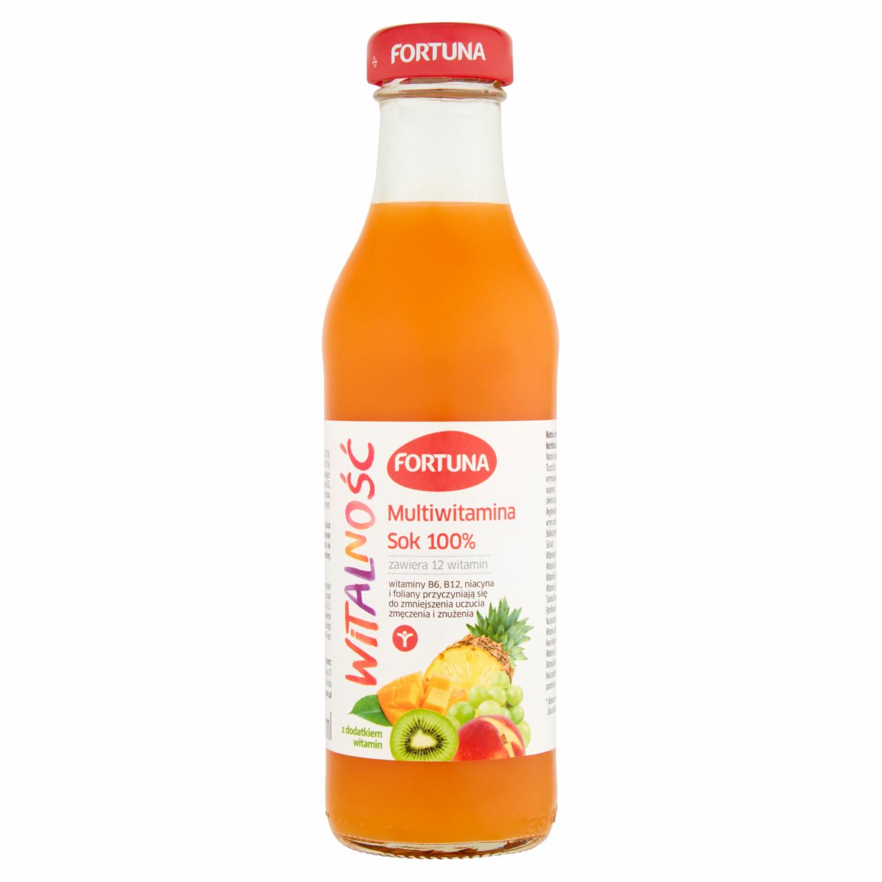 Zdjęcia - Fortuna Witalność Multiwitamina Sok 100% 250 ml