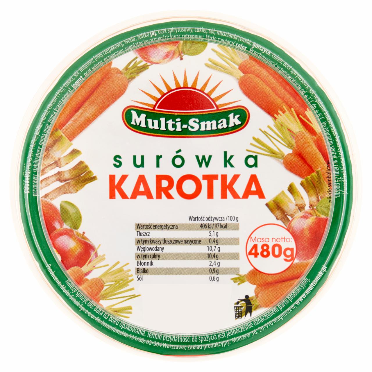 Zdjęcia - Surówka karotka 480 g