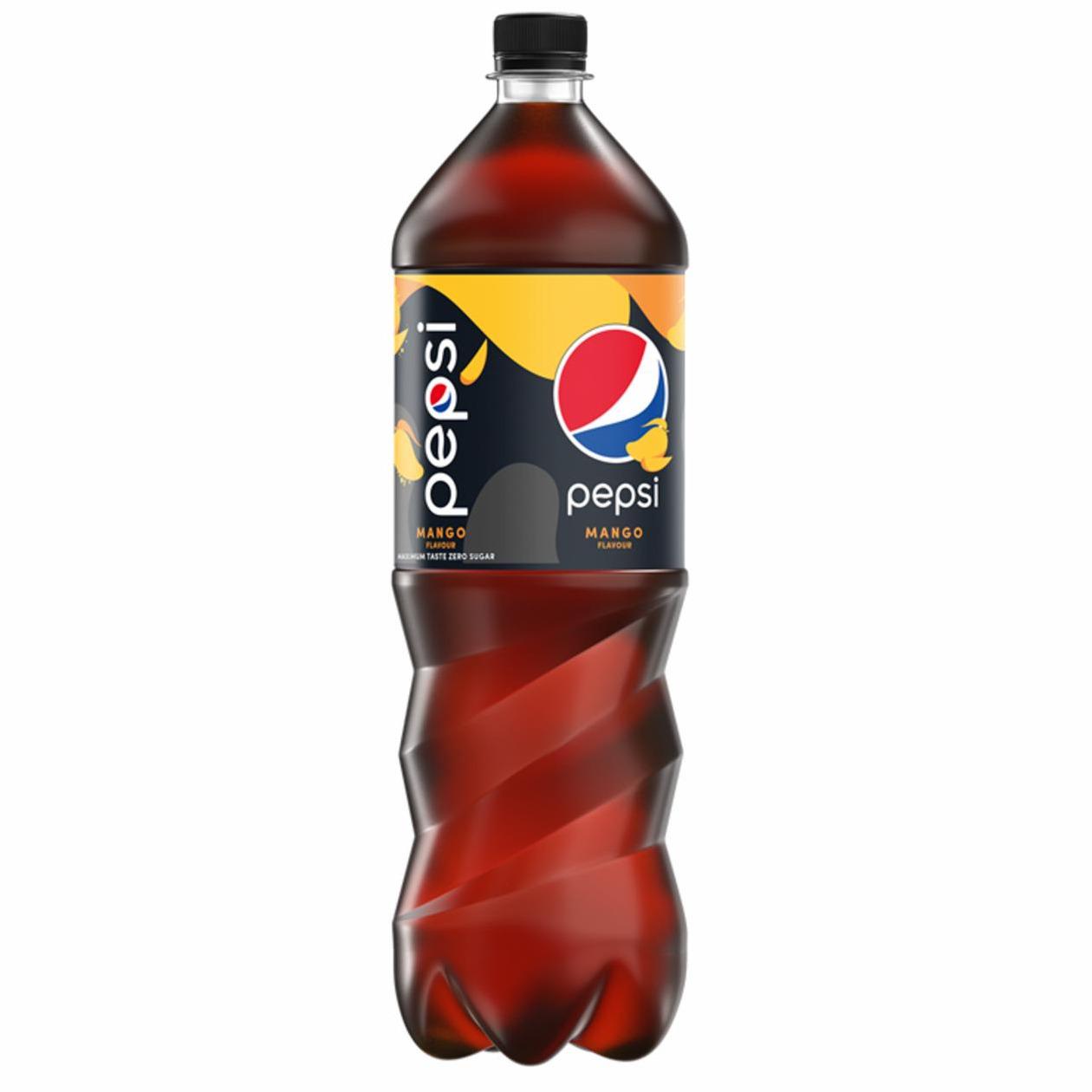 Zdjęcia - Pepsi-Cola Zero cukru Napój gazowany typu cola o smaku mango 1,5 l