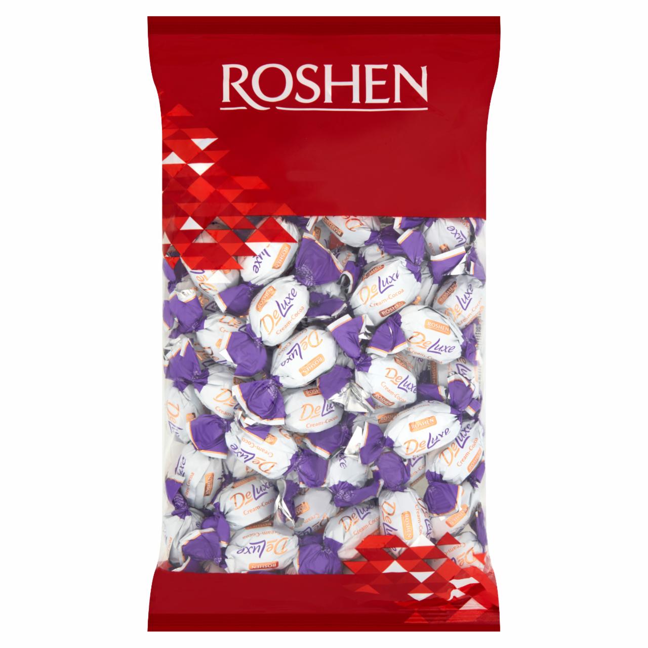 Zdjęcia - Roshen De Luxe Cream-Cocoa Cukierki czekoladowe z nadzieniem mieszanym 1 kg