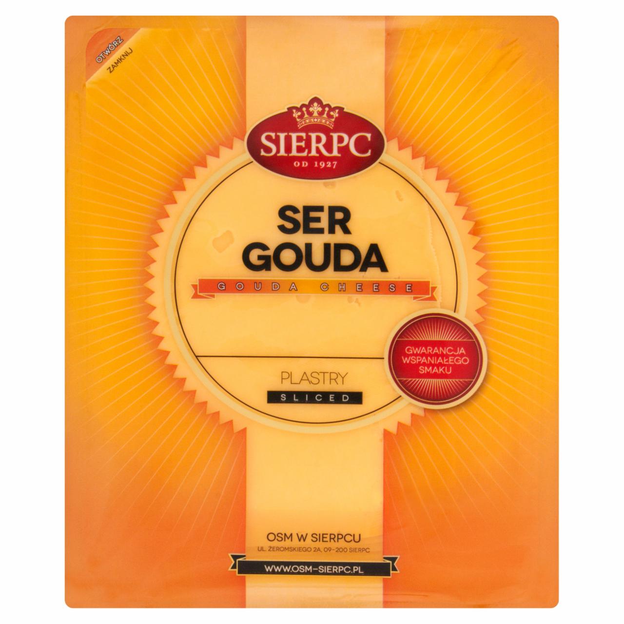 Zdjęcia - Sierpc Ser gouda 150 g