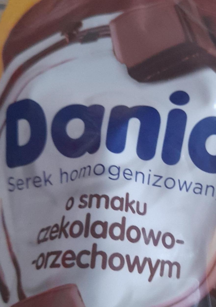 Zdjęcia - Serek homogenizowany o smaku czekoladowo orzechowym Danio