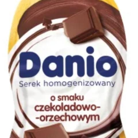 Zdjęcia - Serek homogenizowany o smaku czekoladowo orzechowym Danio