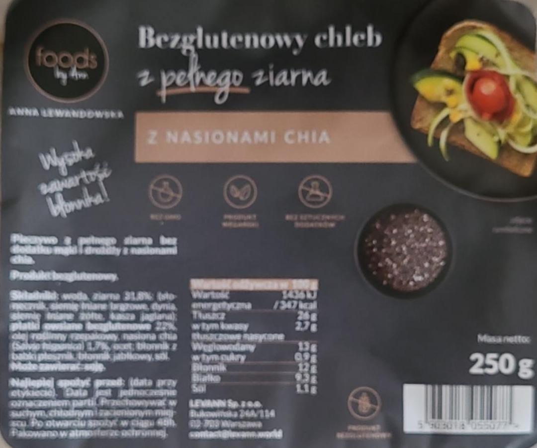 Zdjęcia - Chleb bezglutenowy z nasionami chia Foods by ann