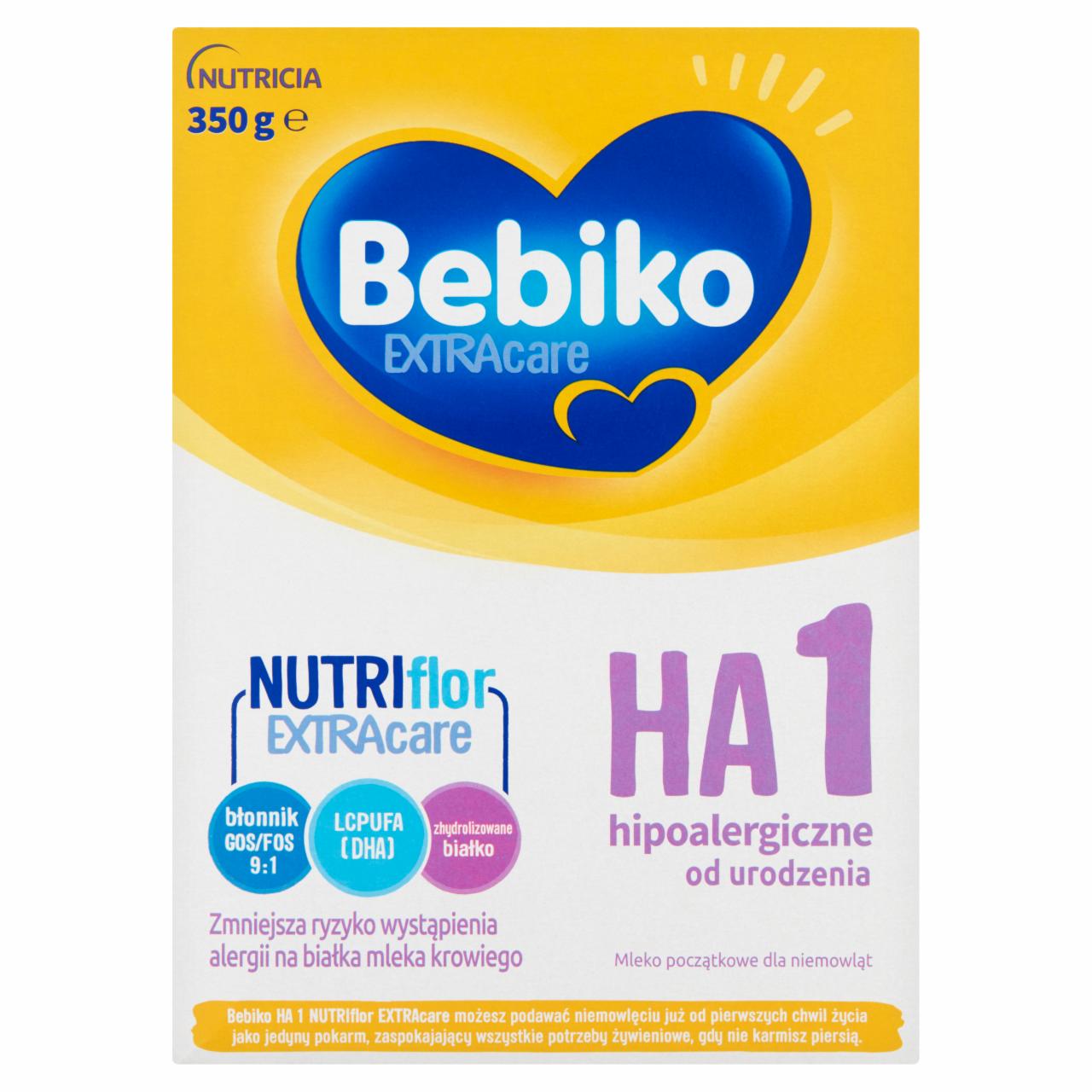 Zdjęcia - Bebiko Extracare HA 1 Mleko początkowe dla niemowląt od urodzenia 350 g