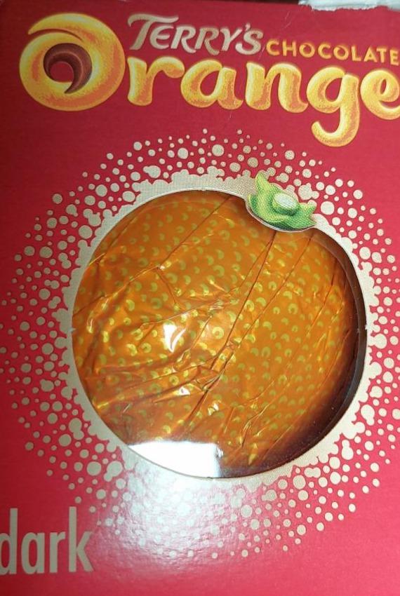 Zdjęcia - Terry's Chocolate 'Ciemna czekolada o smaku pomarańczowym'