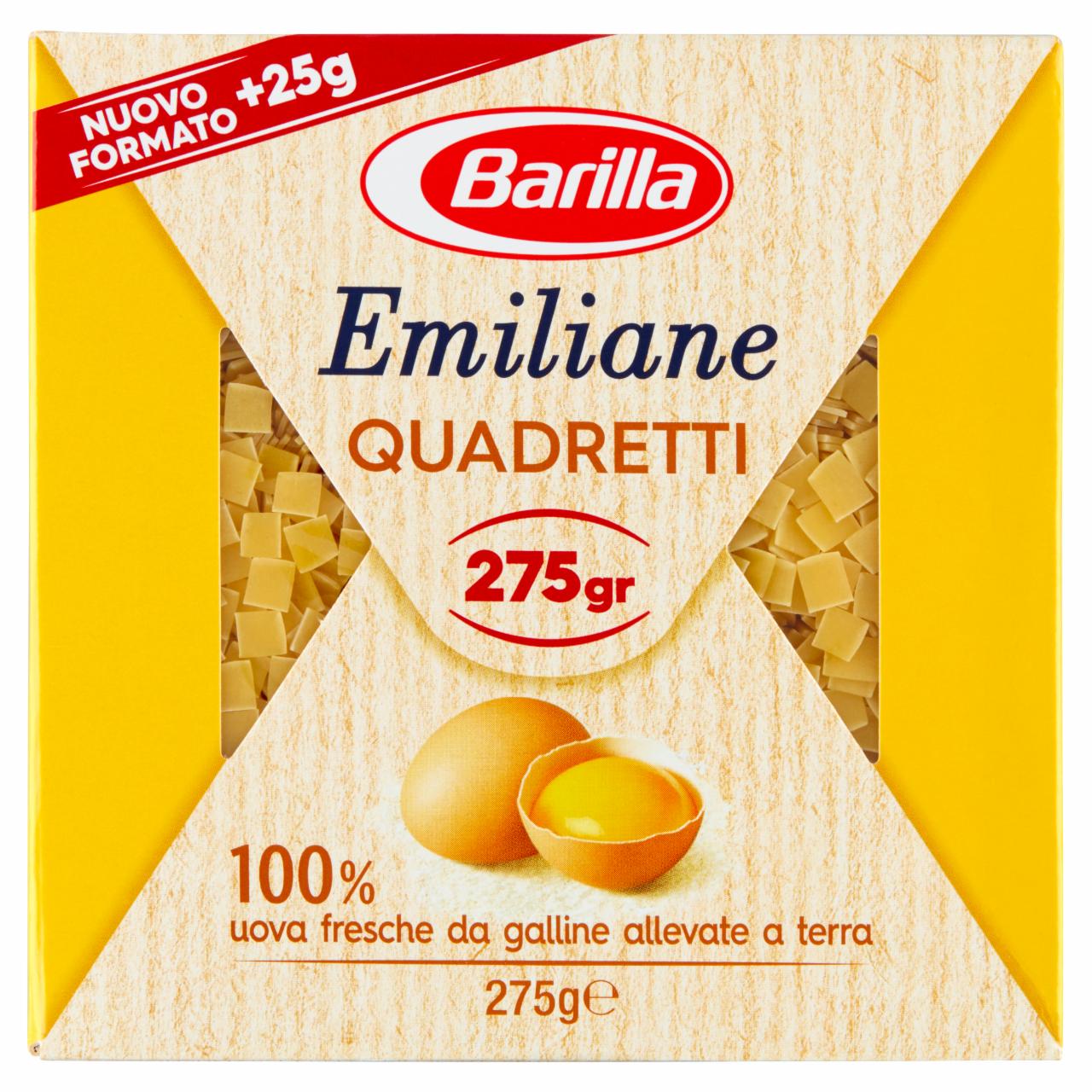 Zdjęcia - Barilla Emiliane Makaron jajeczny quadretti 275 g