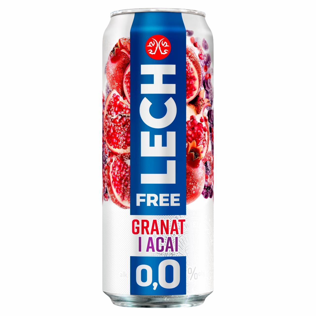 Zdjęcia - Lech Free Piwo bezalkoholowe granat i acai 500 ml