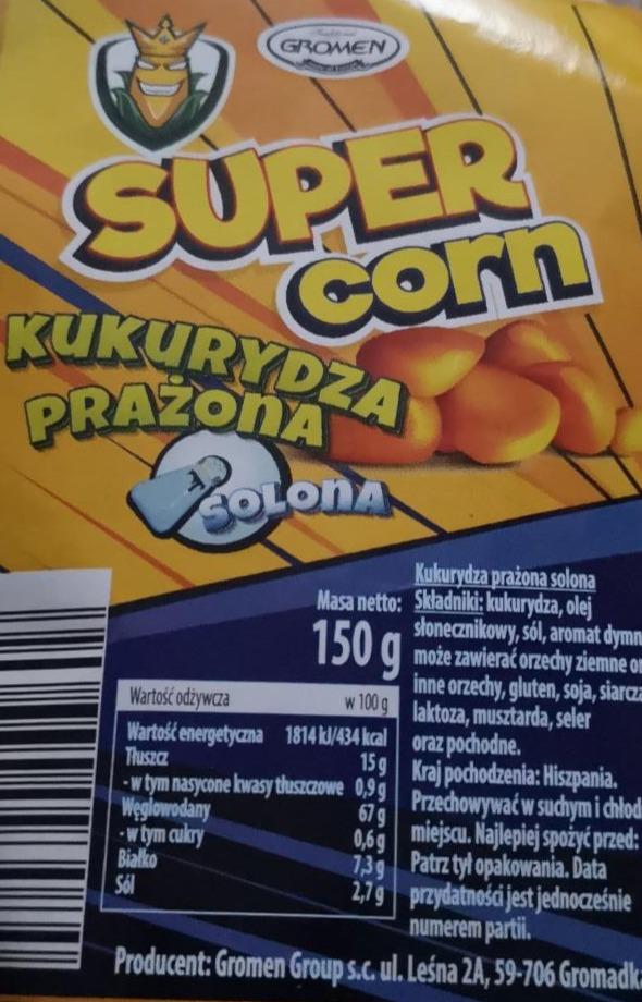 Zdjęcia - Super Corn Kukurydza prażona solona Gromen