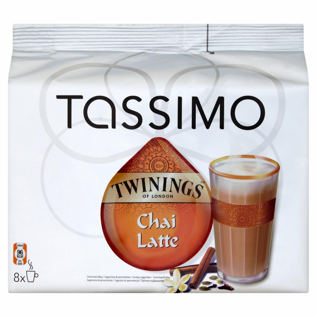 Zdjęcia - Tassimo Twinings Chai Latte Herbata czarna 8 kapsułek i napój mleczny 8 kapsułek 468,8 g
