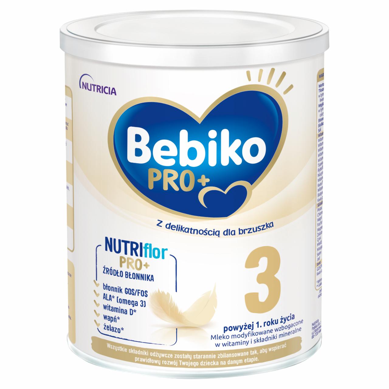 Zdjęcia - Bebiko Pro+ 3 Mleko modyfikowane dla dzieci powyżej 1. roku życia 700 g