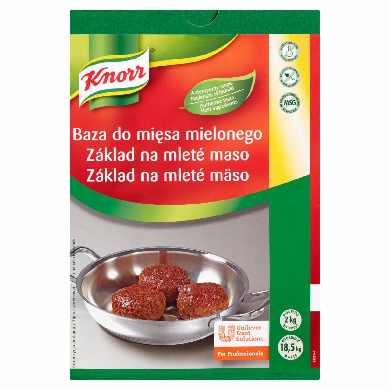 Zdjęcia - Knorr Baza do mięsa mielonego 2 kg