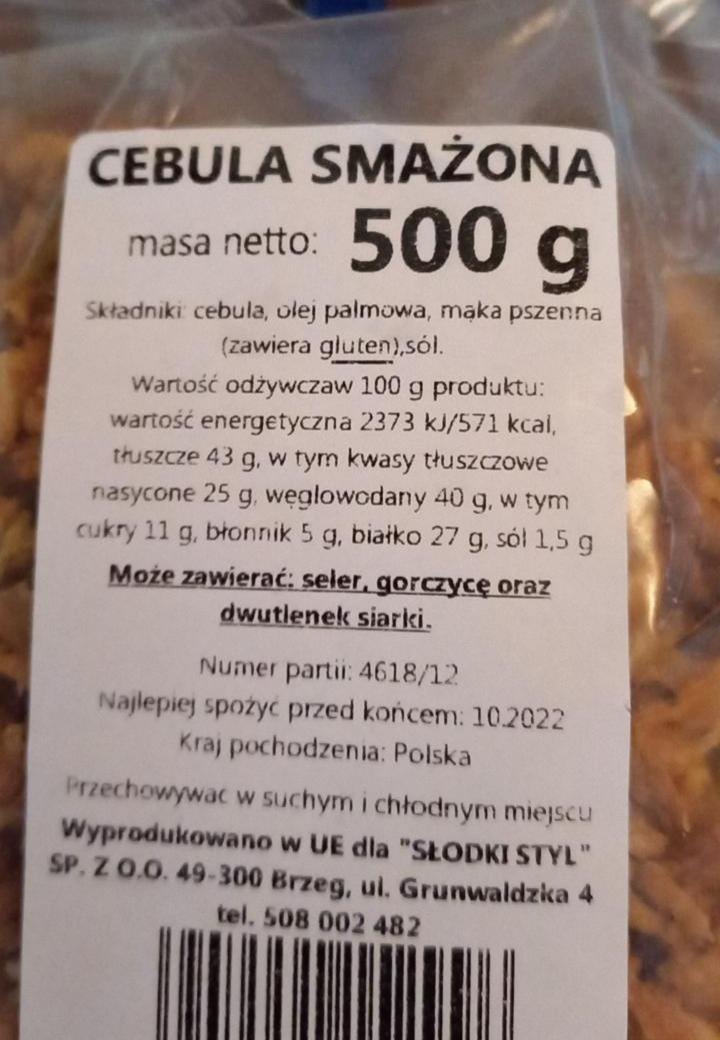 Zdjęcia - Cebula Smażona Słodki Styl