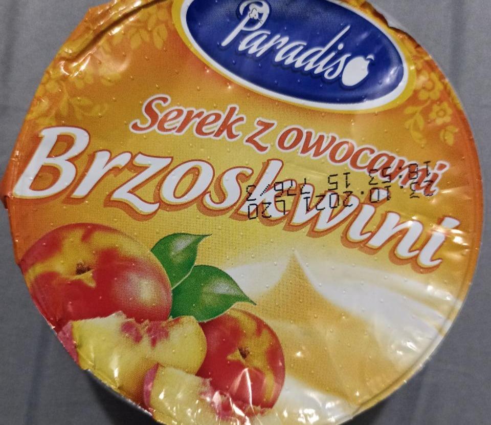 Zdjęcia - Paradiso serek z owocami brzoskwini