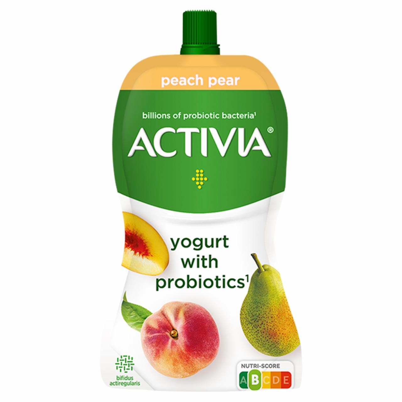 Zdjęcia - Activia Jogurt brzoskwiniowo-gruszkowy 130 g