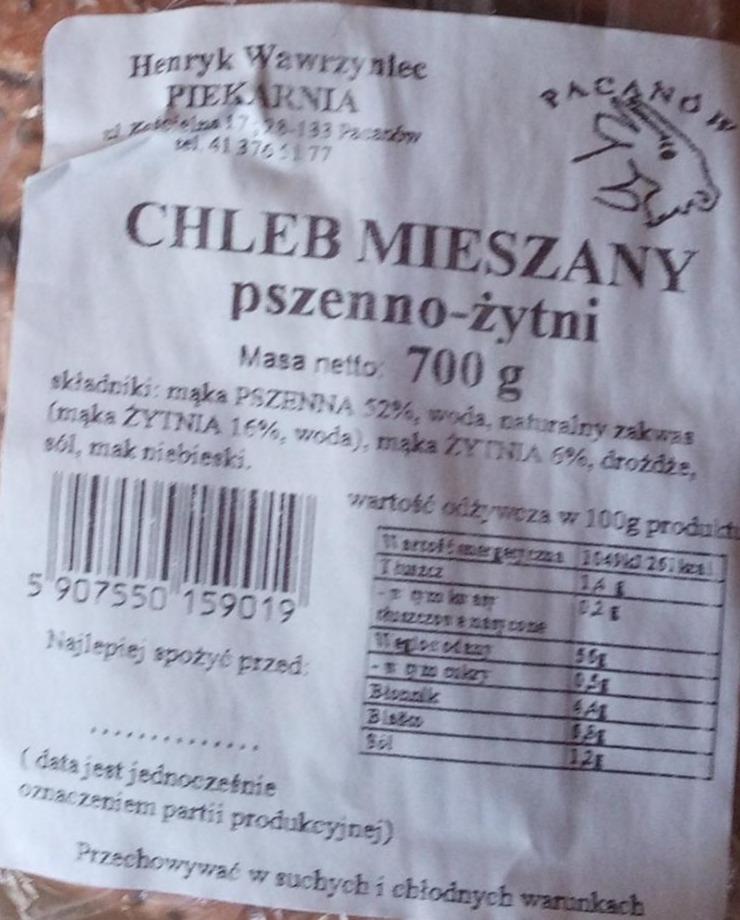 Zdjęcia - Chleb Mieszany pszenno żytni Wawrzyniec