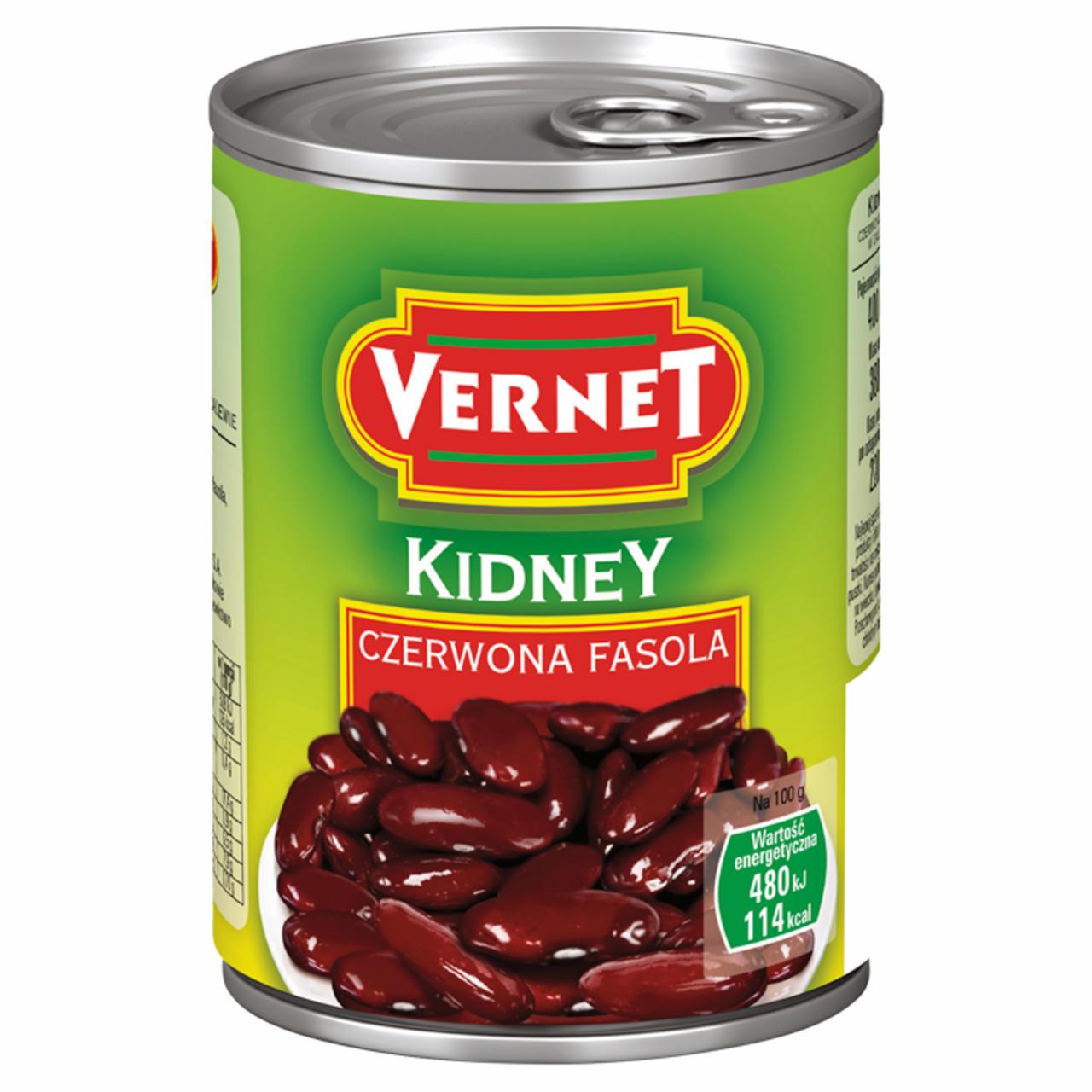 Zdjęcia - Vernet Czerwona fasola 380 g