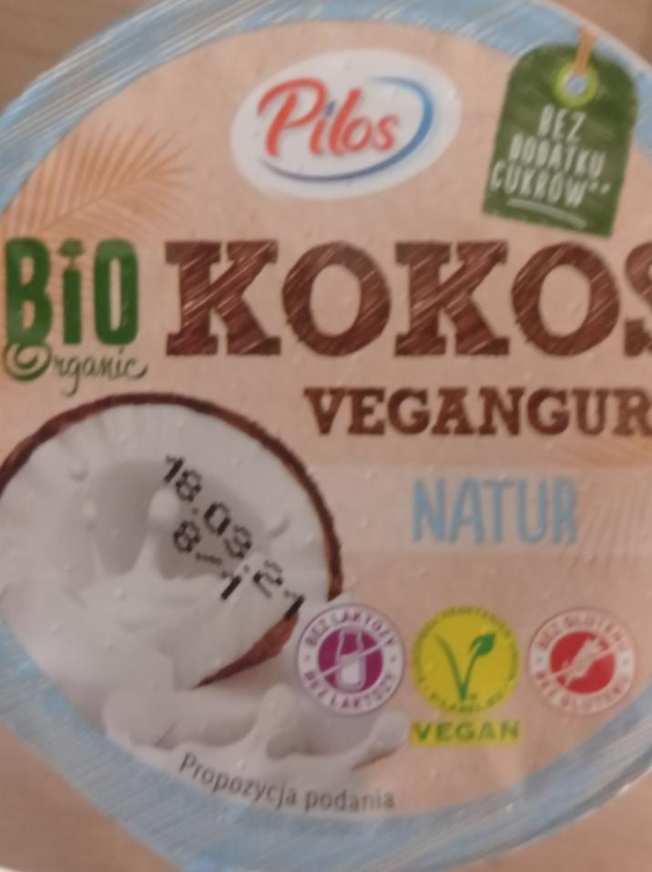 Zdjęcia - Kokos vegangurt natur bio Pilos