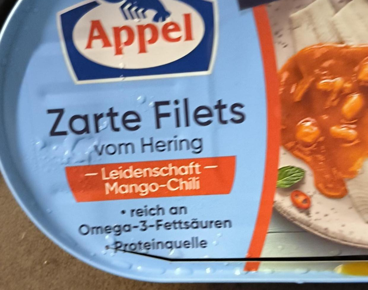 Zdjęcia - Zarte Filets vom Hering Mango Chilli Appel
