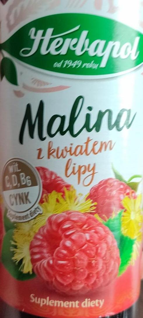 Zdjęcia - Herbapol Suplement diety malina z kwiatem lipy 680 ml