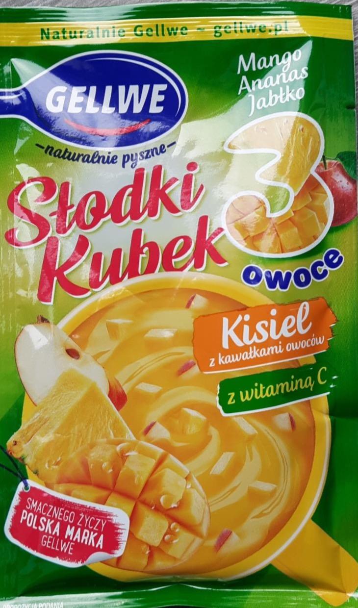 Zdjęcia - Słodki Kubek mango ananas jabłko Gellwe