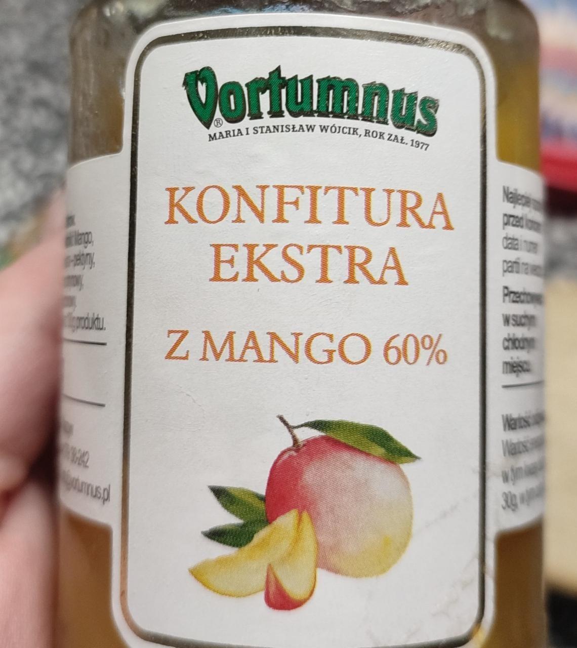 Zdjęcia - konfitura ekstra z mango 60% Vortumnus