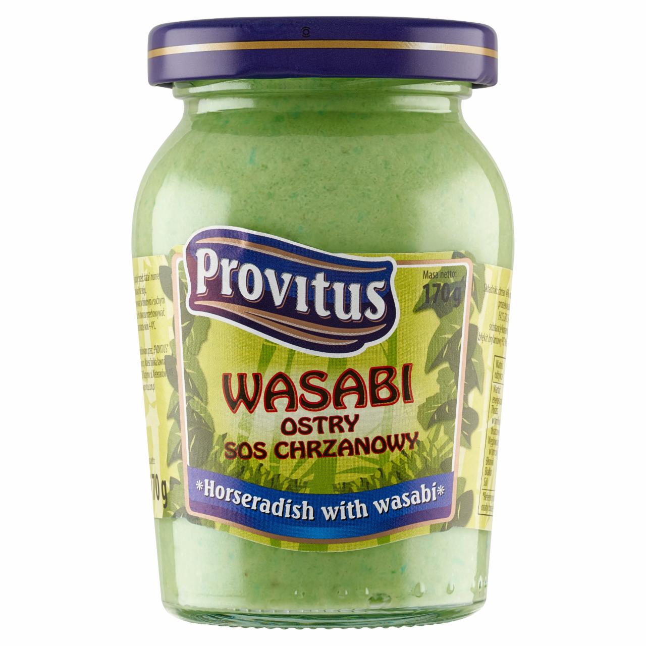 Zdjęcia - Provitus Wasabi Ostry sos chrzanowy 170 g