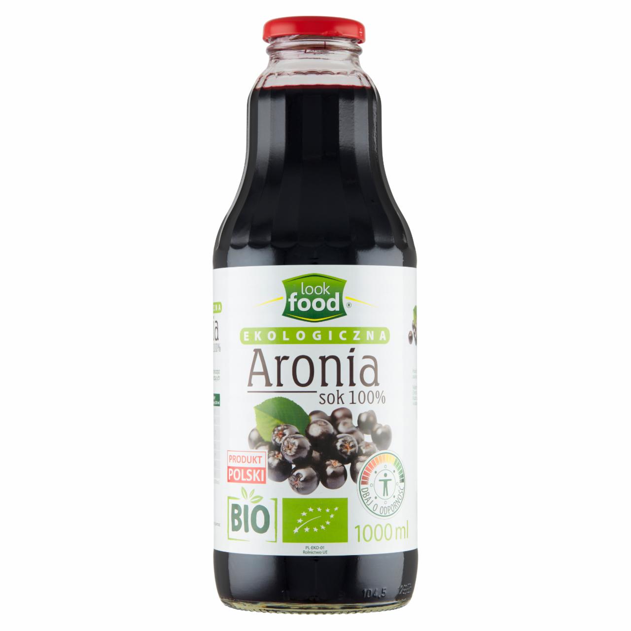 Zdjęcia - Look Food Sok 100% ekologiczna aronia 1000 ml