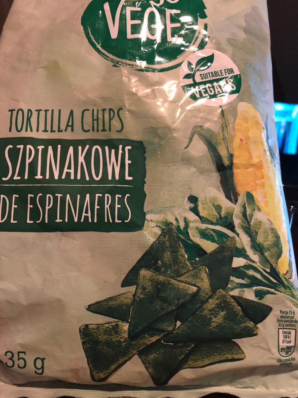 Zdjęcia - Tortilla Chips Szpinakowe Go Vege