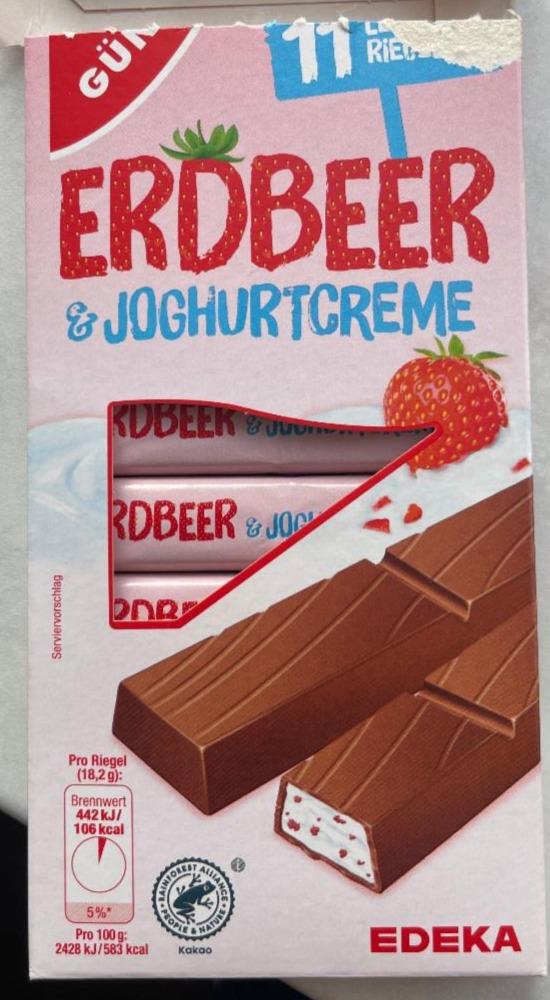 Zdjęcia - Erdbeer & Joghurtcreme Gut & Günstig
