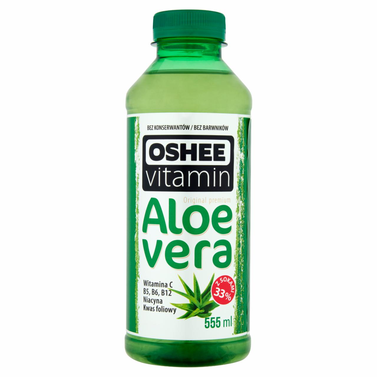 Zdjęcia - Oshee Vitamin Aloe vera Napój niegazowany aloesowy 555 ml