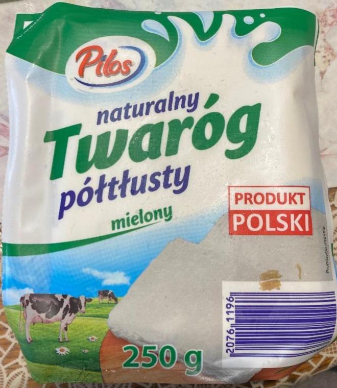 Zdjęcia - naturalny twaróg półtłusty mielony Pilos