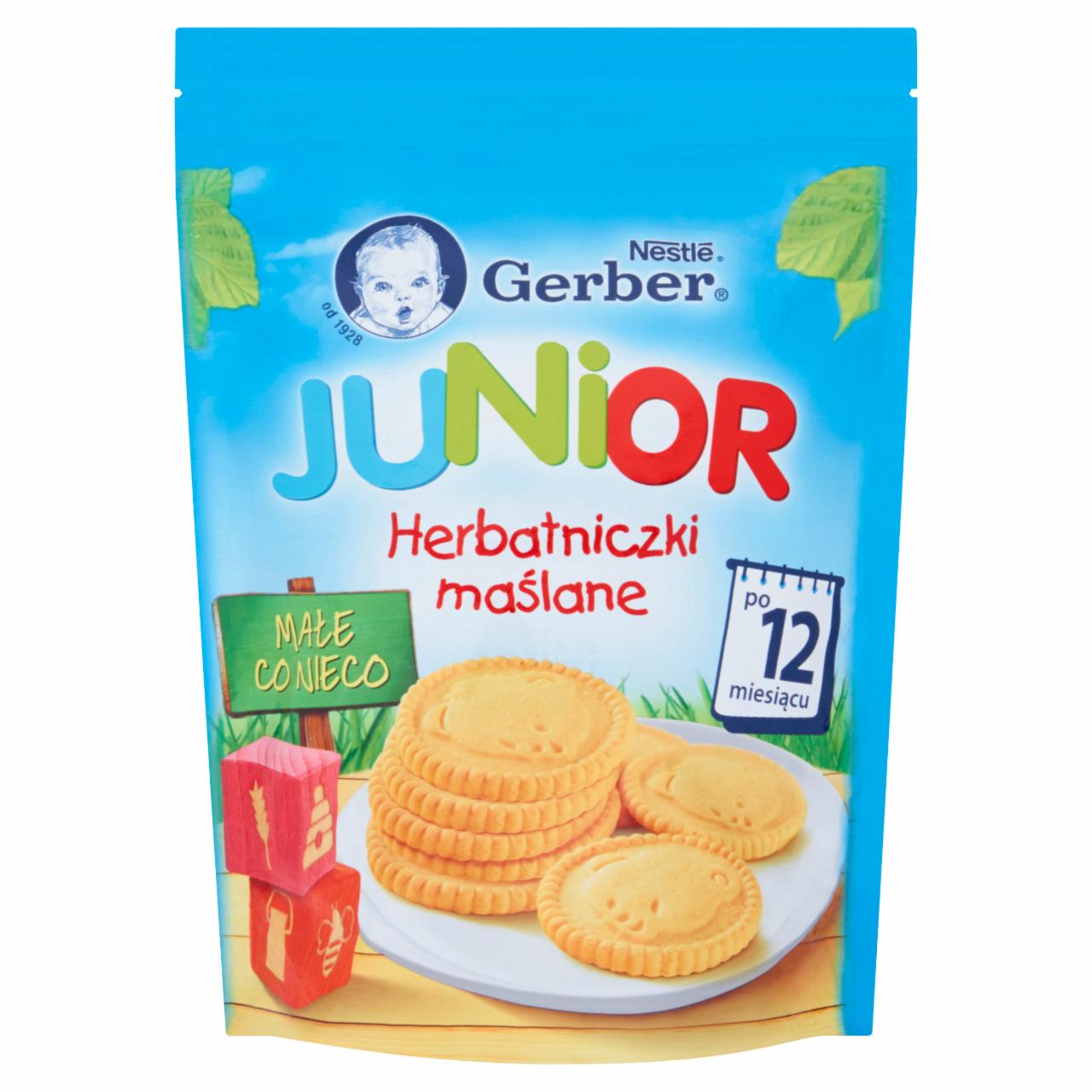 Zdjęcia - Gerber Junior Herbatniczki maślane po 12 miesiącu 180 g